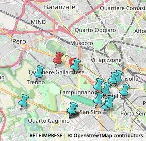 Mappa Via Venezuela, 20151 Milano MI, Italia (2.2825)