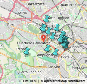 Mappa Via Venezuela, 20151 Milano MI, Italia (1.455)