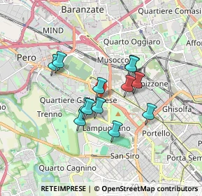 Mappa Via Venezuela, 20151 Milano MI, Italia (1.33923)