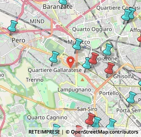 Mappa Via Venezuela, 20151 Milano MI, Italia (3.102)