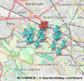 Mappa Via Venezuela, 20151 Milano MI, Italia (1.18706)