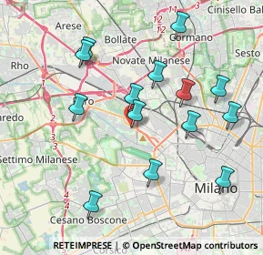 Mappa Via Venezuela, 20151 Milano MI, Italia (3.95643)