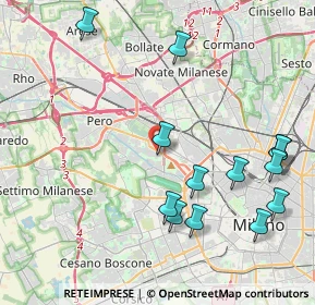 Mappa Via Venezuela, 20151 Milano MI, Italia (4.66692)