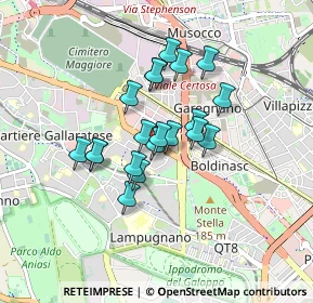 Mappa Via Venezuela, 20151 Milano MI, Italia (0.628)