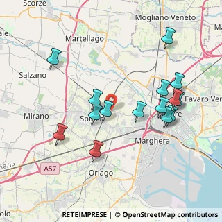 Mappa Via Gianni Alfani, 30030 Venezia VE, Italia (3.90467)