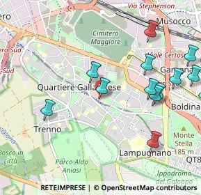 Mappa Centro Commerciale Bonola, 20151 Milano MI, Italia (1.17077)