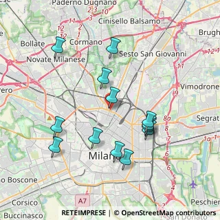 Mappa Marche, 20159 Milano MI, Italia (3.74077)