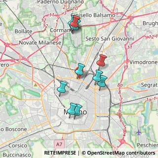 Mappa Marche, 20159 Milano MI, Italia (3.55909)