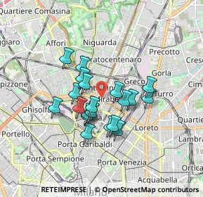 Mappa Marche, 20159 Milano MI, Italia (1.308)