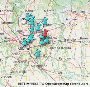 Mappa 20060 Vignate MI, Italia (10.38929)
