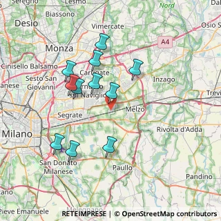 Mappa 20060 Vignate MI, Italia (6.88273)