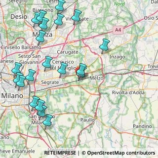 Mappa 20060 Vignate MI, Italia (10.6855)
