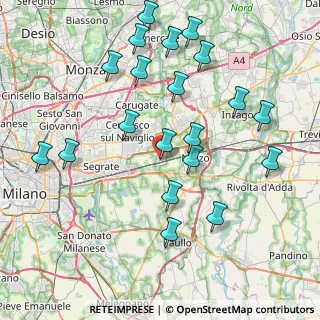 Mappa 20060 Vignate MI, Italia (8.6925)