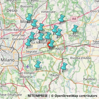 Mappa 20060 Vignate MI, Italia (6.87857)