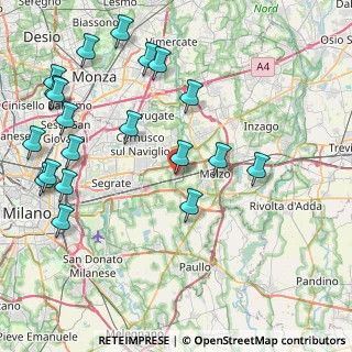 Mappa 20060 Vignate MI, Italia (10.2345)