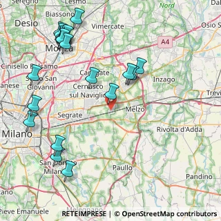 Mappa 20060 Vignate MI, Italia (10.4925)