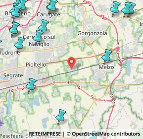 Mappa 20060 Vignate MI, Italia (7.035)