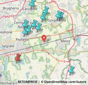 Mappa 20060 Vignate MI, Italia (4.44917)