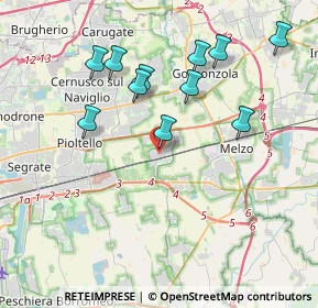Mappa 20060 Vignate MI, Italia (3.78818)
