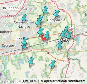 Mappa 20060 Vignate MI, Italia (3.60867)