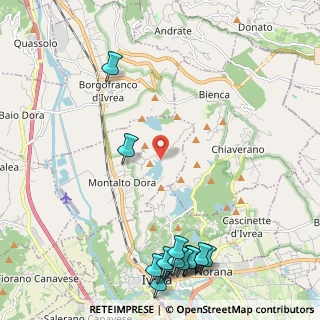 Mappa Strada del Roncasso, 10016 Montalto Dora TO, Italia (3.04667)
