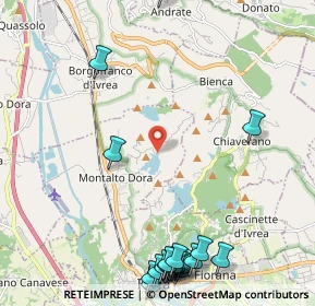 Mappa Strada del Roncasso, 10016 Montalto Dora TO, Italia (3.067)