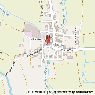 Mappa Via Fiume Sesia, 10, 28064 Landiona, Novara (Piemonte)