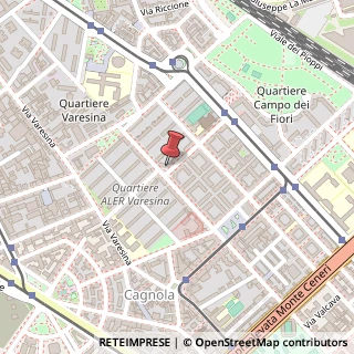 Mappa Via Jacopino da Tradate, 16, 20155 Milano, Milano (Lombardia)