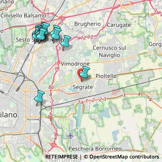 Mappa Via Giuseppe Garibaldi, 20090 Segrate MI, Italia (5.49412)