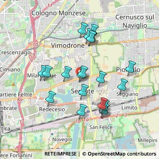 Mappa Via Giuseppe Garibaldi, 20090 Segrate MI, Italia (1.7995)