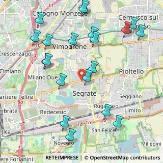 Mappa Via Giuseppe Garibaldi, 20090 Segrate MI, Italia (2.5135)