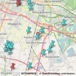 Mappa Via Giacomo Puccini, 25010 San Zeno Naviglio BS, Italia (3.0985)
