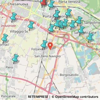 Mappa Via Giacomo Puccini, 25010 San Zeno Naviglio BS, Italia (2.823)