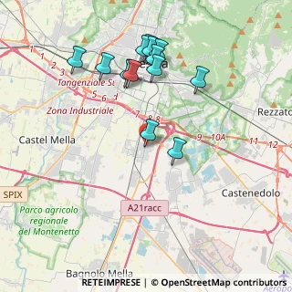 Mappa Via Giacomo Puccini, 25010 San Zeno Naviglio BS, Italia (3.91308)