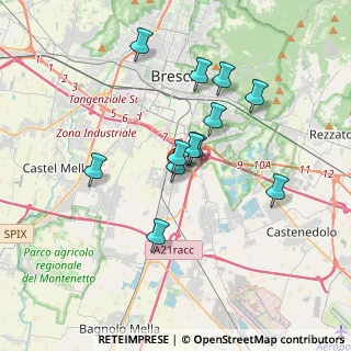 Mappa Via Giacomo Puccini, 25010 San Zeno Naviglio BS, Italia (3.06583)