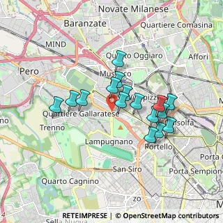 Mappa Svincolo Viale Certosa, 20151 Milano MI, Italia (1.44125)
