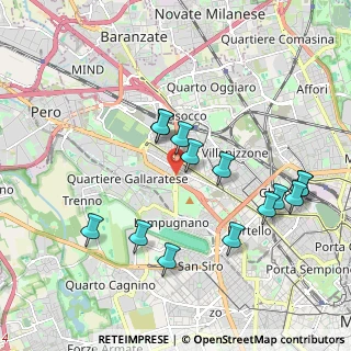 Mappa Svincolo Viale Certosa, 20151 Milano MI, Italia (1.96429)