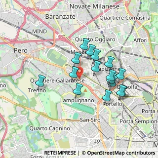 Mappa Svincolo Viale Certosa, 20151 Milano MI, Italia (1.54375)