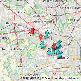 Mappa Svincolo Viale Certosa, 20151 Milano MI, Italia (3.41077)
