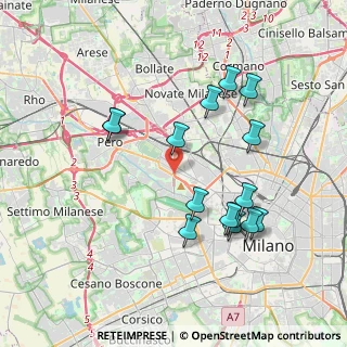 Mappa Svincolo Viale Certosa, 20151 Milano MI, Italia (3.78333)