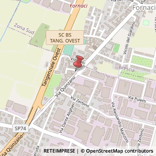 Mappa Via Quinzano, 14, 25030 Castel Mella, Brescia (Lombardia)