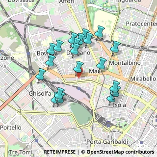 Mappa Via Resegone, 20159 Milano MI, Italia (0.8815)