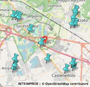 Mappa Via Terza, 25129 Buffalora BS, Italia (2.88889)