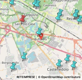 Mappa Via Terza, 25129 Buffalora BS, Italia (3.08533)