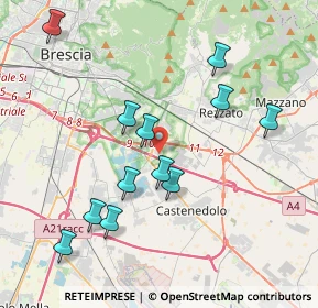 Mappa Via Terza, 25129 Buffalora BS, Italia (3.98667)