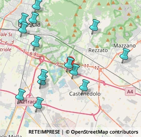 Mappa Via Terza, 25129 Buffalora BS, Italia (4.80571)