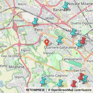 Mappa Via Fratelli Rizzardi, 20151 Milano MI, Italia (3.37909)