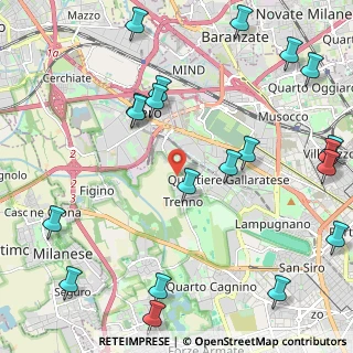 Mappa Via Fratelli Rizzardi, 20151 Milano MI, Italia (2.9035)