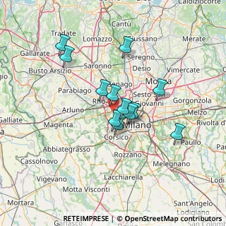 Mappa Via Fratelli Rizzardi, 20151 Milano MI, Italia (10.86083)