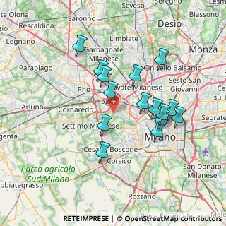 Mappa Via Fratelli Rizzardi, 20151 Milano MI, Italia (6.52133)